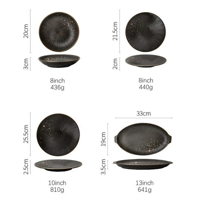 Noir Chic Dinnerware Set