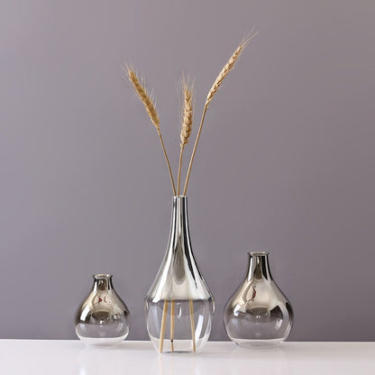 Silver-Chic Nordic Vase