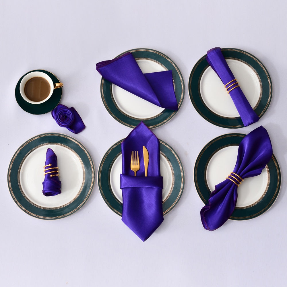 Lustrous Satin Cloth Napkins