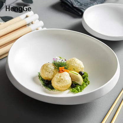 Nordic Fusion Elegant Dinner Plates