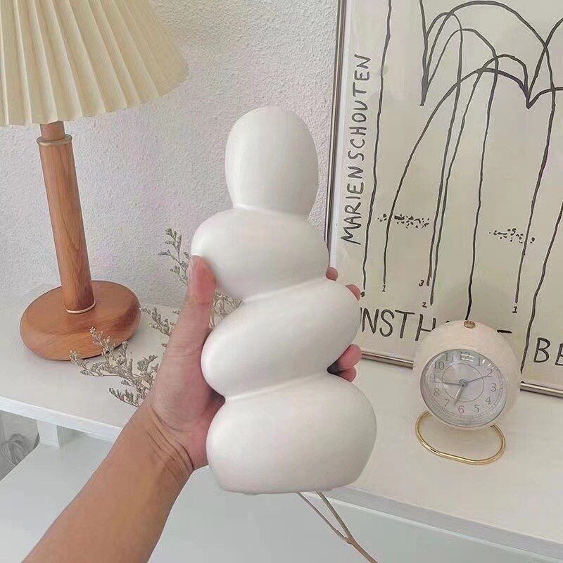 Rock-Shaped Ceramic Vase