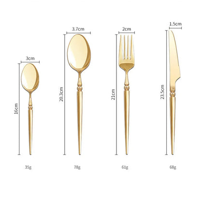 Golden Touch Cutlery Set