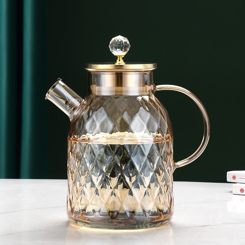 Diamond Glass Kettle