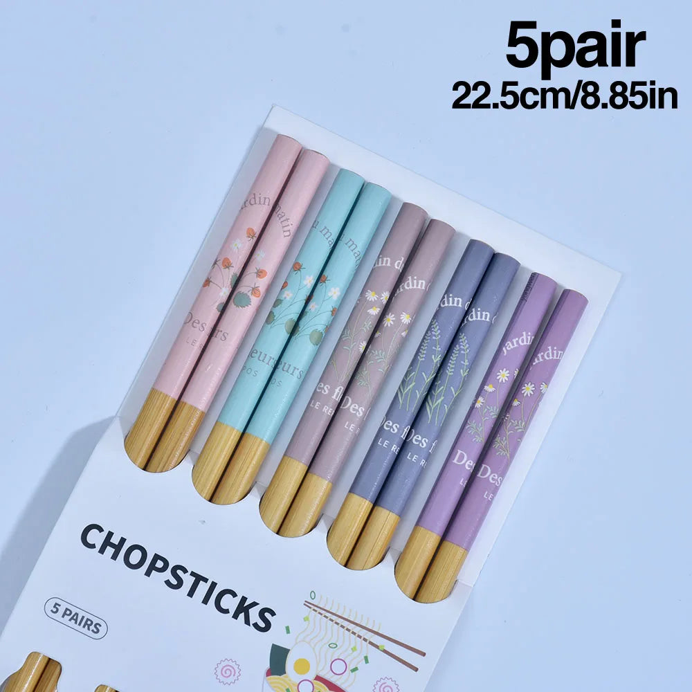 A set of high-quality wooden chopsticks featuring Korean and Chinese designs, perfect for authentic dining experiences. Available at The Lime Kitchen online shop.