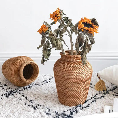 Rattan Vase Flower