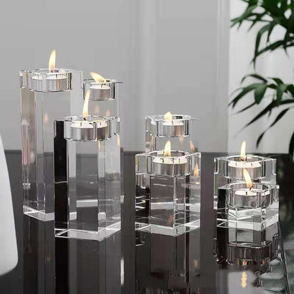 CrystalGlow Candleholder