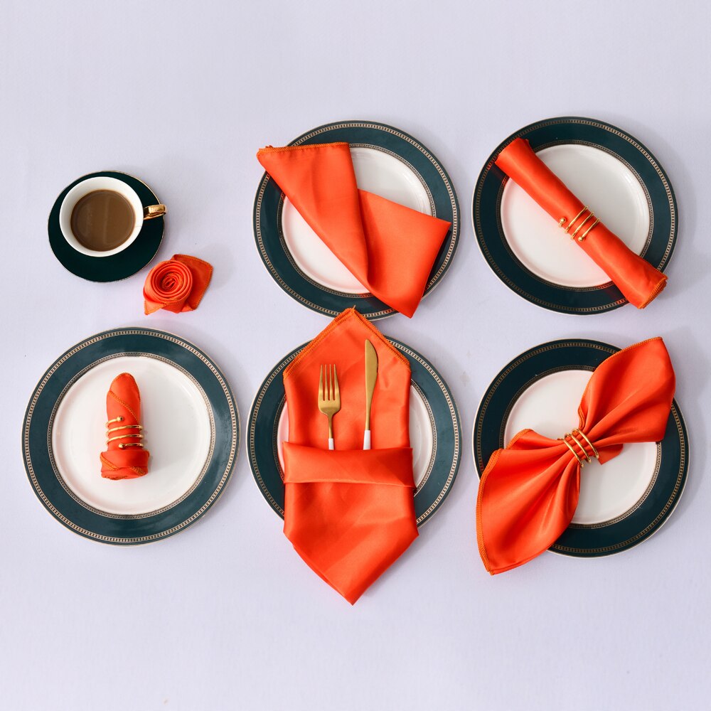 Lustrous Satin Cloth Napkins