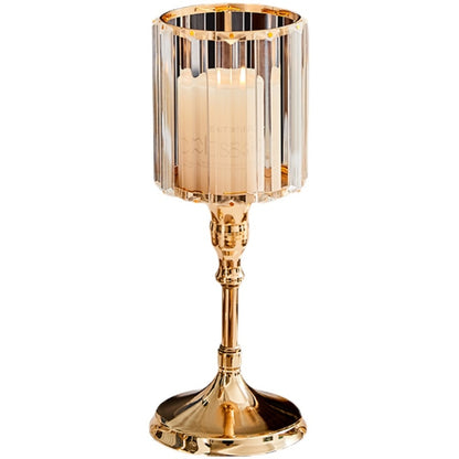 Nordic Luxe Gold Candle Stand