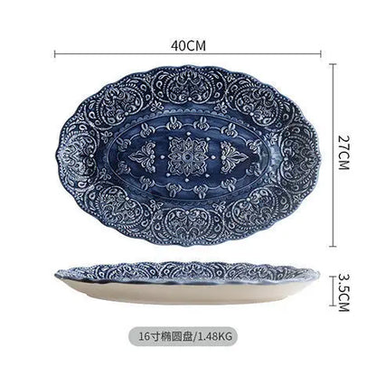 Introducing our Baroque Bead Relief Plate – a stunning blend of ceramic craftsmanship and Baroque elegance. With intricate bead relief detailing, it adds sophistication to any table. Pair with our Baroque Bowls for a complete set. Elevate your dining with timeless beauty from The Lime shop in Australia. Plates and bowls set, Ceramic set, Kitchen decorative set, best dinnerware sets.