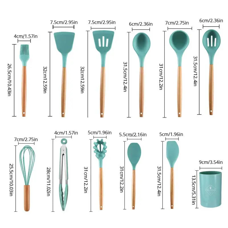 Silicone  Spoon set