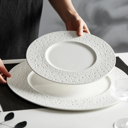 Pure White Ceramic Plate