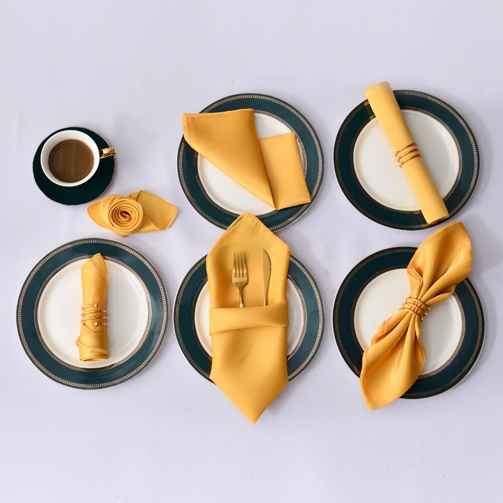 Lustrous Satin Cloth Napkins