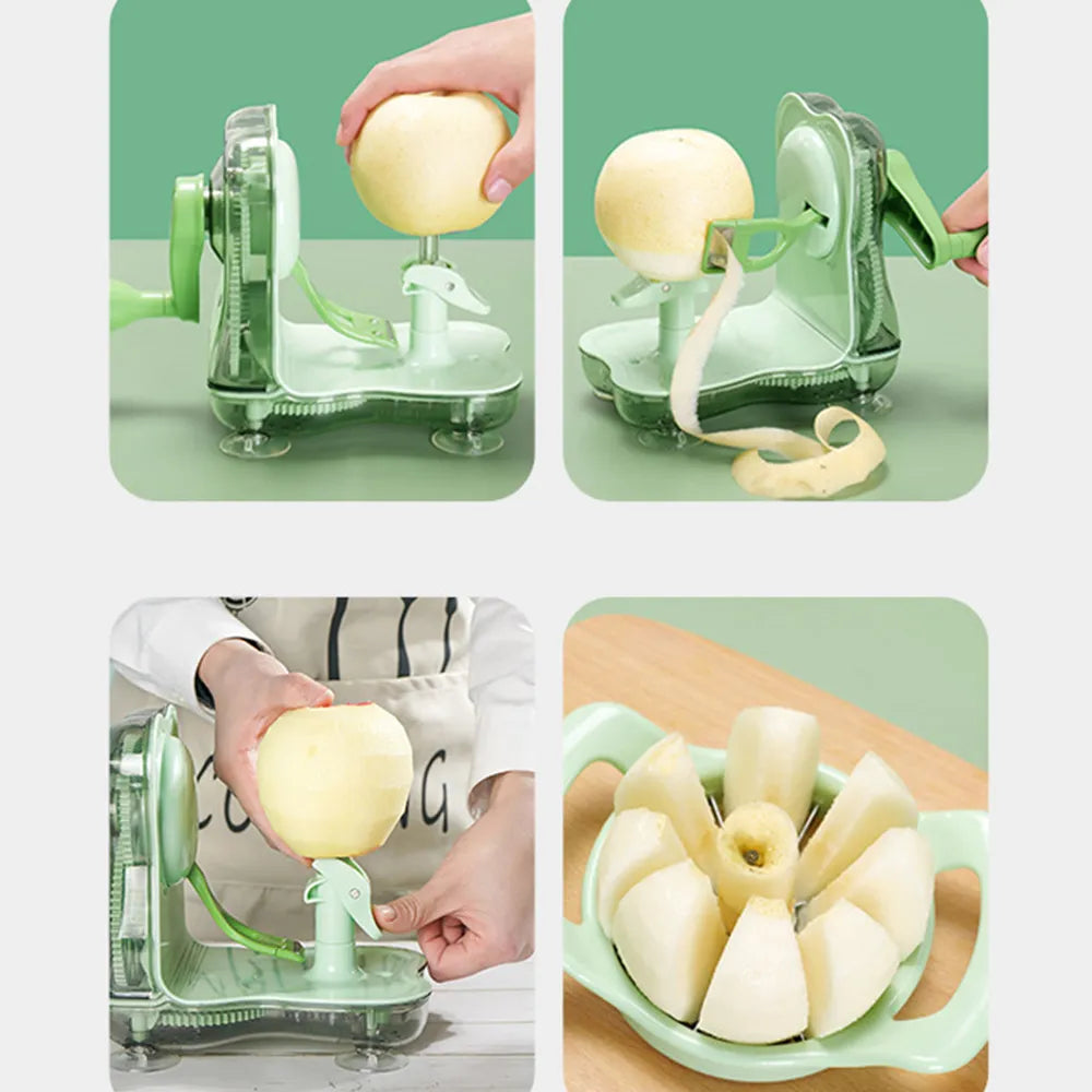 Effortlessly peel, core, and slice fruits and vegetables with our stainless steel Apple Peeler & Cutter. Durable and eco-friendly, it's a must-have for Kitchen tools and Kitchenware enthusiasts. Versatile design suitable for Vegetable peelers and Rotary peelers. Available at the lime shop in Australia.