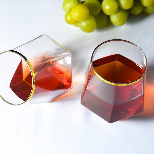 Hexagon Cocktail Glass