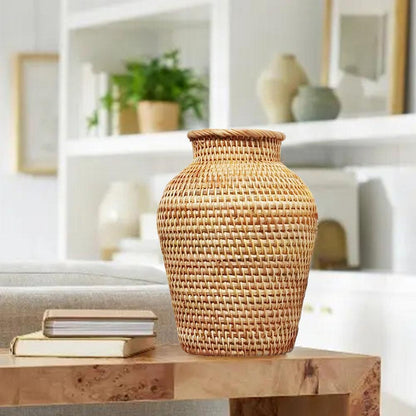 Rattan Vase Flower