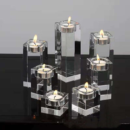 CrystalGlow Candleholder