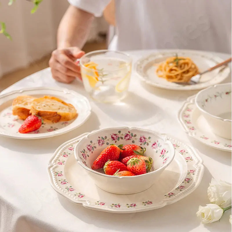 Vintage Rose Romance Dinnerware Set