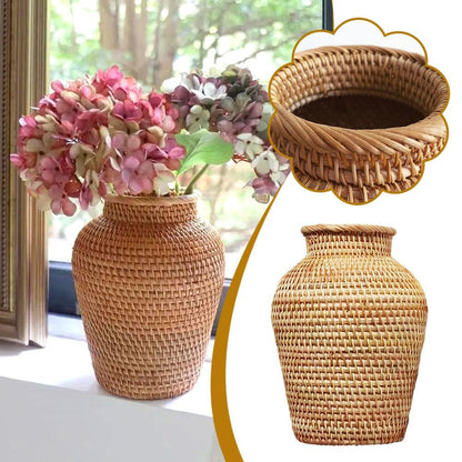 Rattan Vase Flower