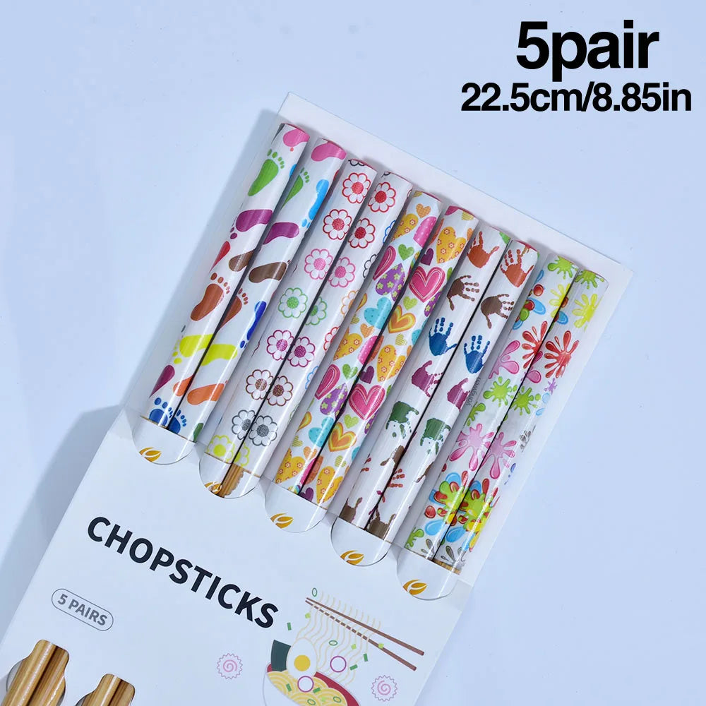 A set of high-quality wooden chopsticks featuring Korean and Chinese designs, perfect for authentic dining experiences. Available at The Lime Kitchen online shop.