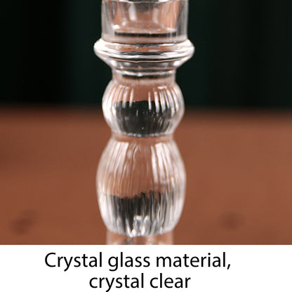 Crystal Glass Candle Holder