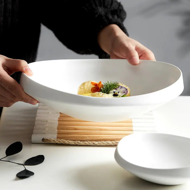 Nordic Fusion Elegant Dinner Plates