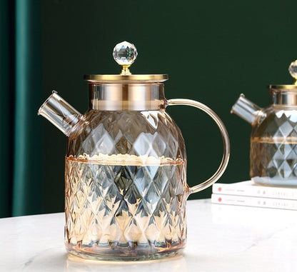 Diamond Glass Kettle