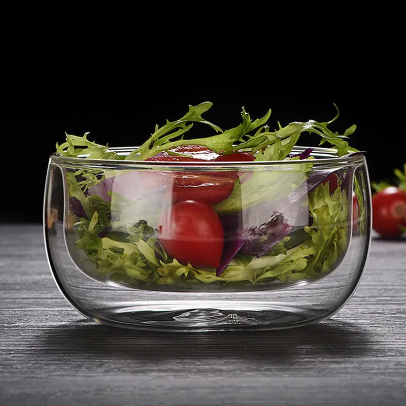 Double Wall Glass Bowl