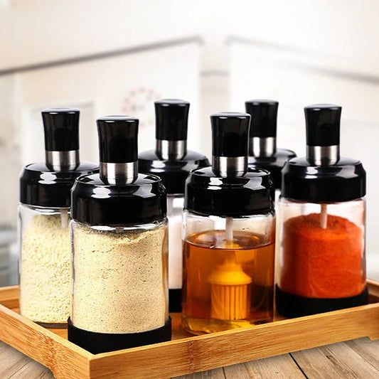 glass seasoning box storage