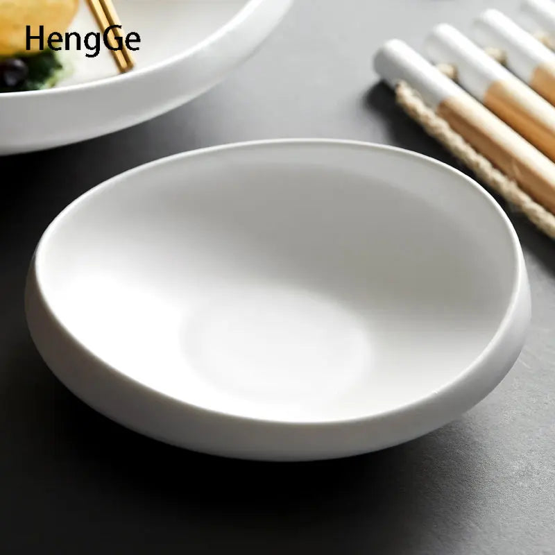 Nordic Fusion Elegant Dinner Plates