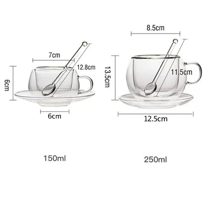 Double Wall Espresso Cup Set