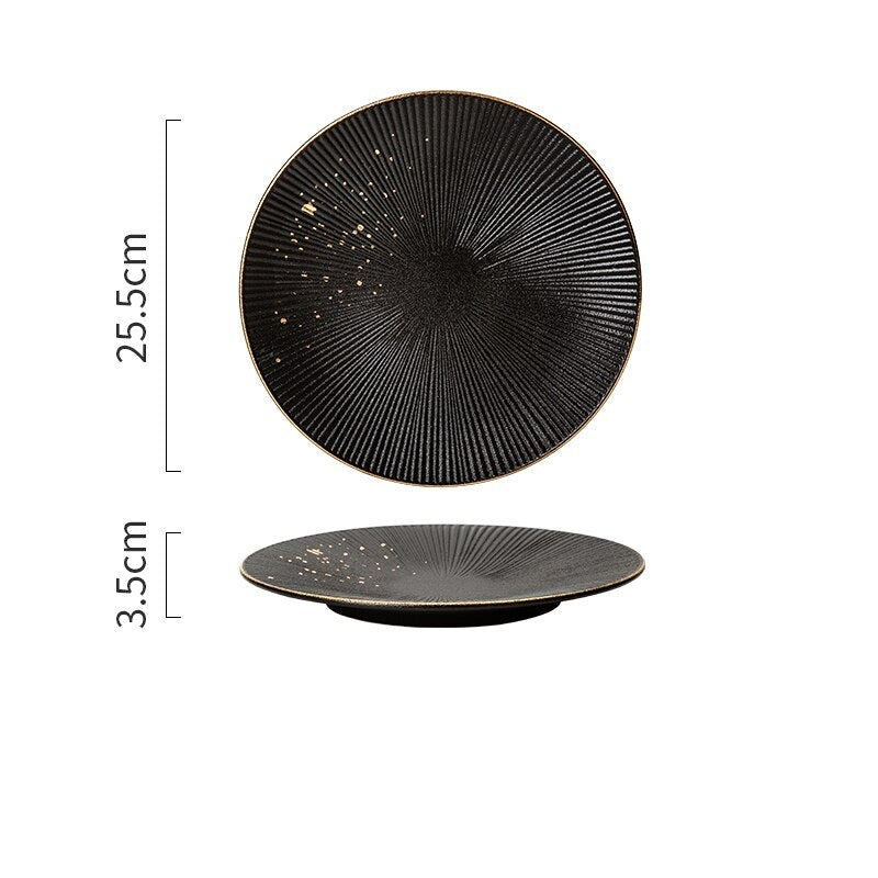 Noir Chic Dinnerware Set