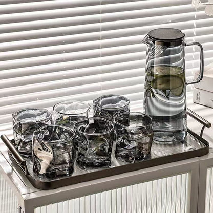 Monochrome Glass Pitcher Set