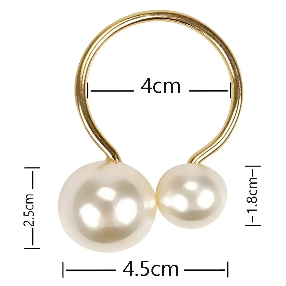 Elegant Pearls Napkin Rings