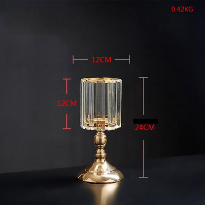 Nordic Luxe Gold Candle Stand