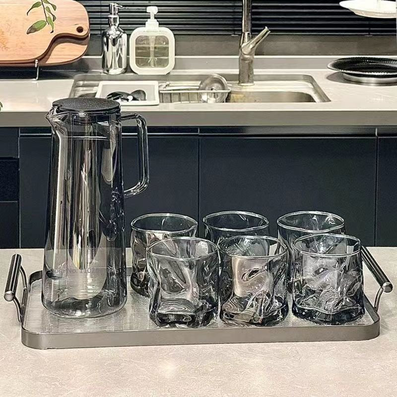 Monochrome Glass Pitcher Set