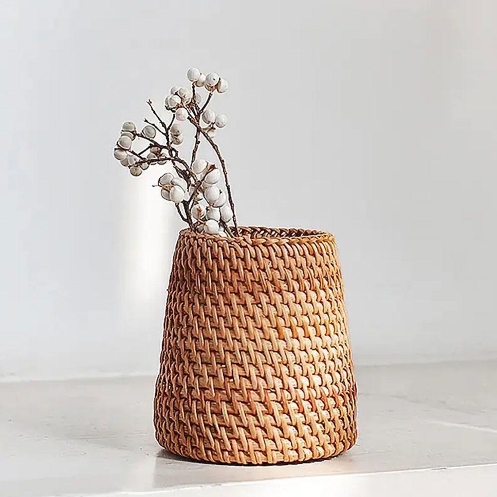 Handmade Rattan Vase