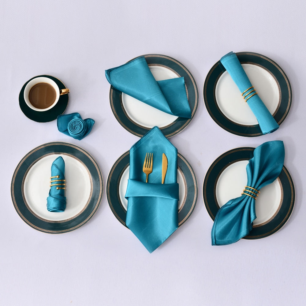 Lustrous Satin Cloth Napkins