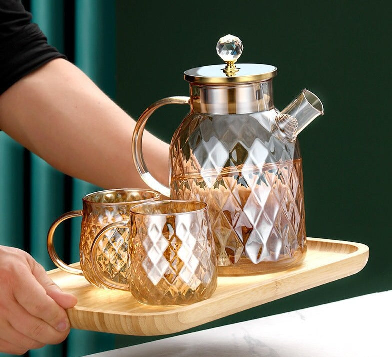 Diamond Glass Kettle