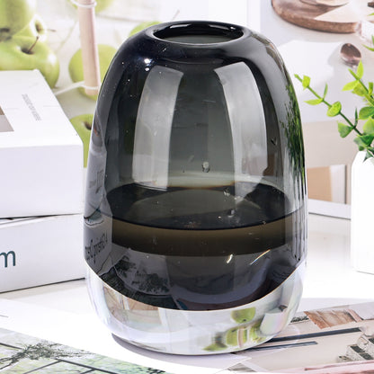 A stylish Amber Round Glass Vase, the best home decor in Australia, perfect for enhancing your living space with its elegant design and warm amber hue. Ideal for home decoration enthusiasts seeking a touch of sophistication in their interior styling.