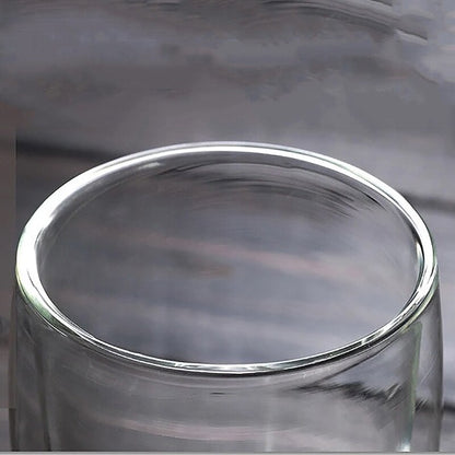 Dual Layer Glass Cup