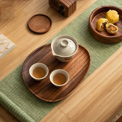 Wooden Harmony Plate Set