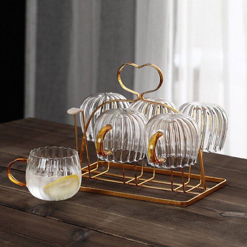 Sleek Nordic Glass Pitcher Set