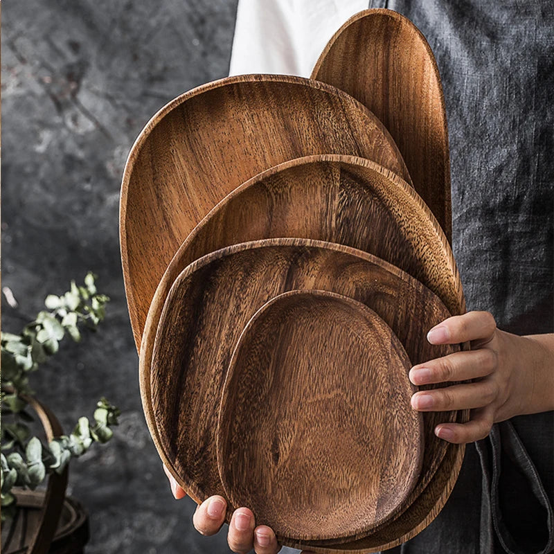 Wooden Harmony Plate Set