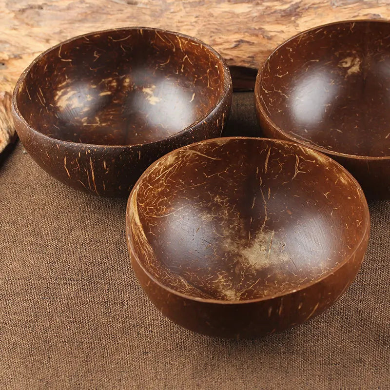 Coconut  Natural Bowl & Spoon Set