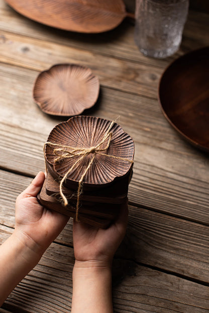 Wooden Walnut Coaster