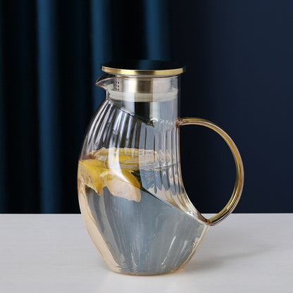 Charming Penguin Glass Jug Set