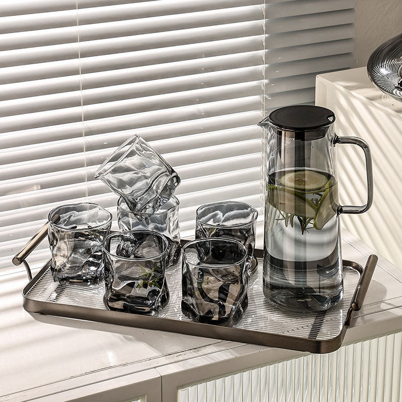 Monochrome Glass Pitcher Set