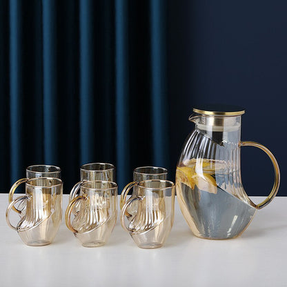 Charming Penguin Glass Jug Set