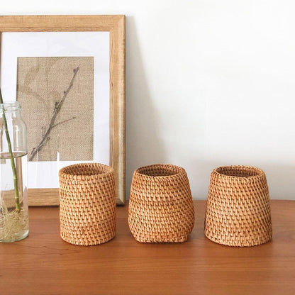 Handmade Rattan Vase