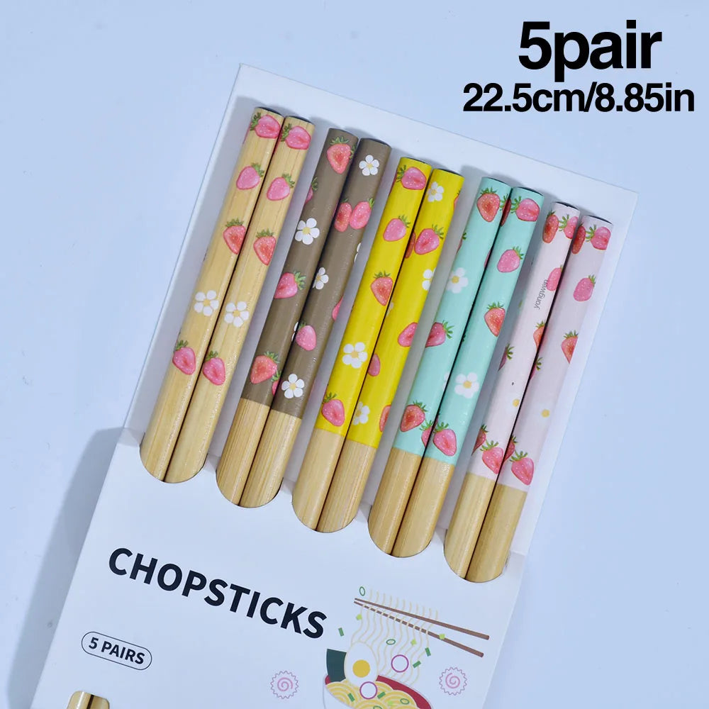 A set of high-quality wooden chopsticks featuring Korean and Chinese designs, perfect for authentic dining experiences. Available at The Lime Kitchen online shop.